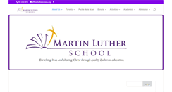 Desktop Screenshot of lutherschools.org